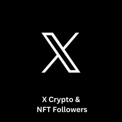 X crypto and NFT Followers