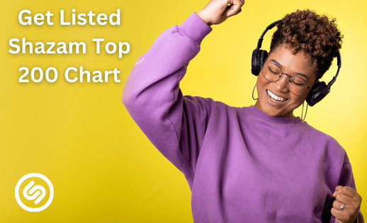 Get Listed Shazam Top 200 Chart Service