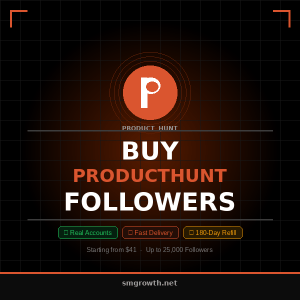 Buy ProductHunt Followers — Real & Fast Delivery Service
