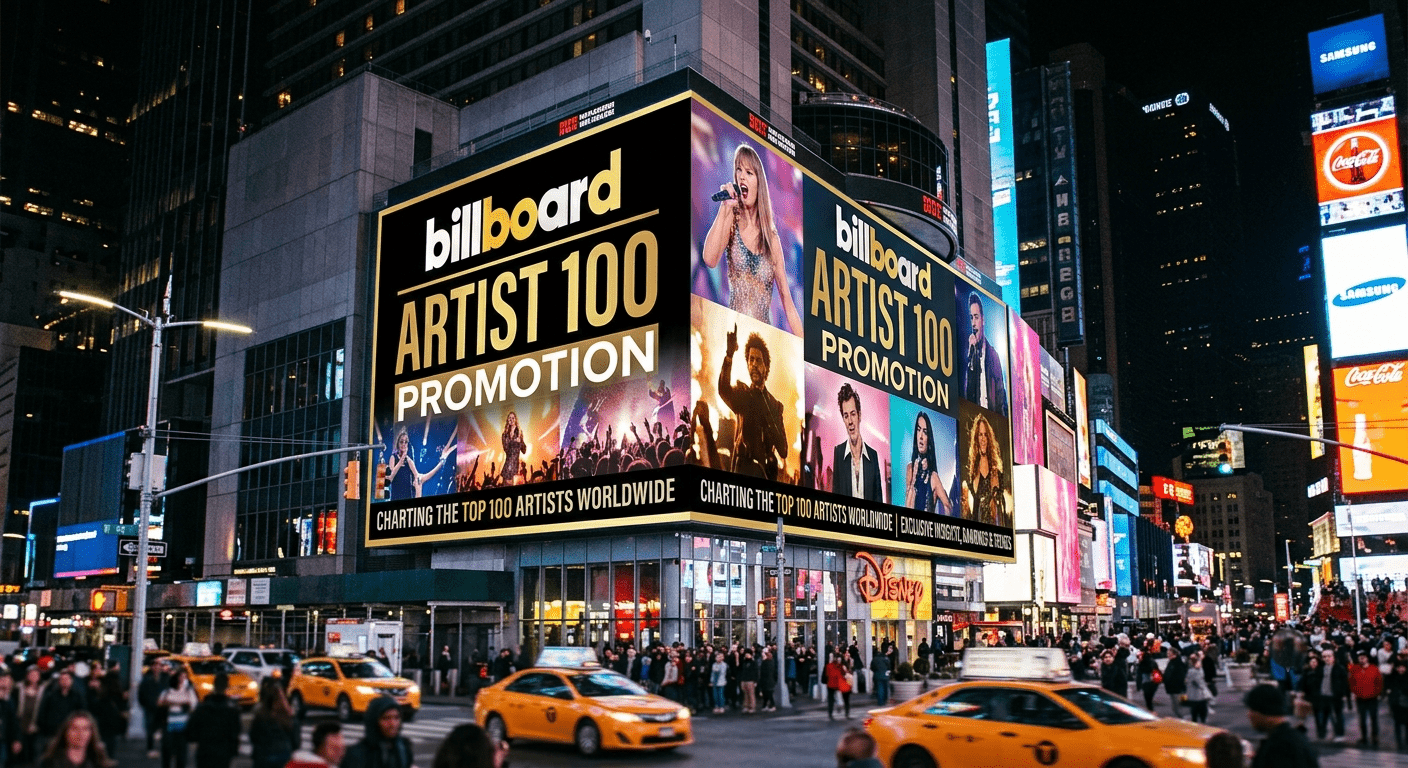 Boost your music career with Billboard Artist 100 promotion