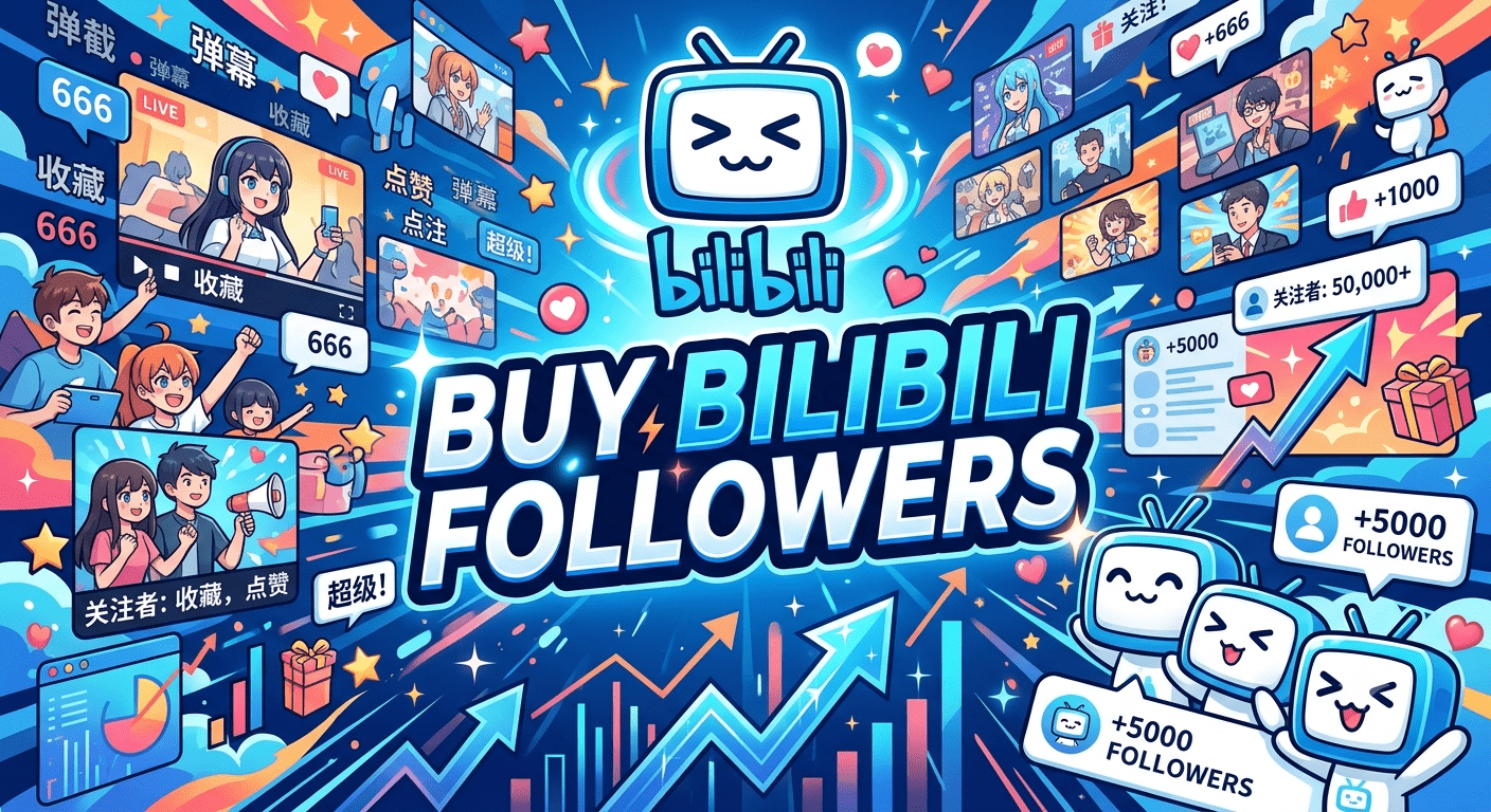 Buy Bilibili Followers (哔哩哔哩)
