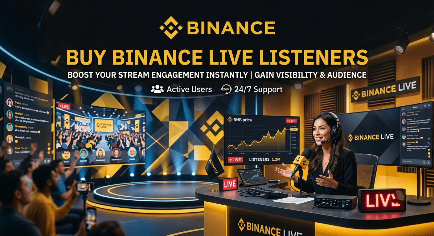 Buy Binance Live Listeners with 180-day refill guarantee